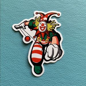 Clown sticker